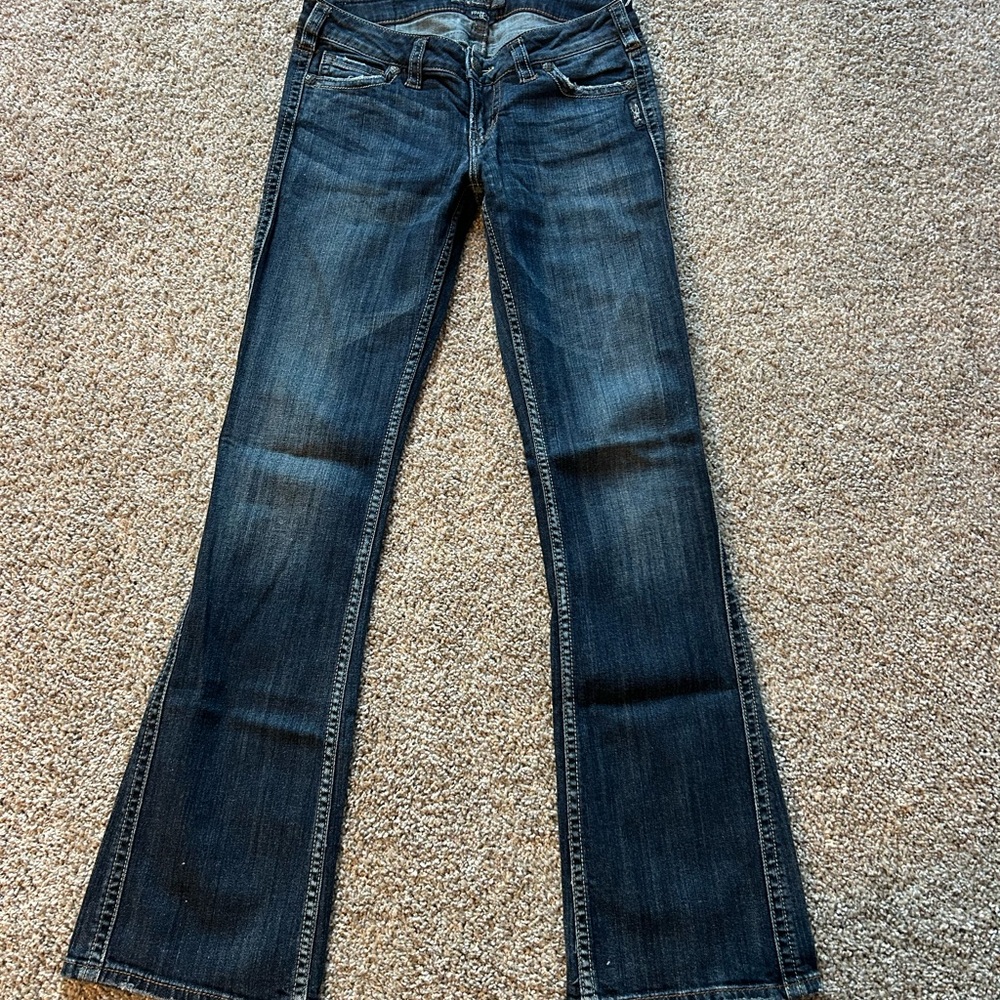 Silver Jeans Women's Boot Cut in Dark Blue